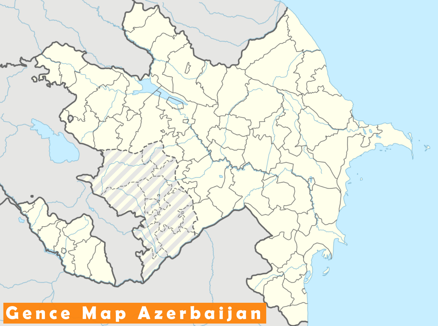 Gence Haritasi Azerbaycan